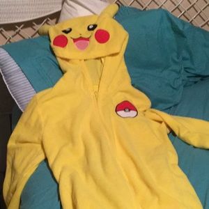 Adult pikachu footie pjs